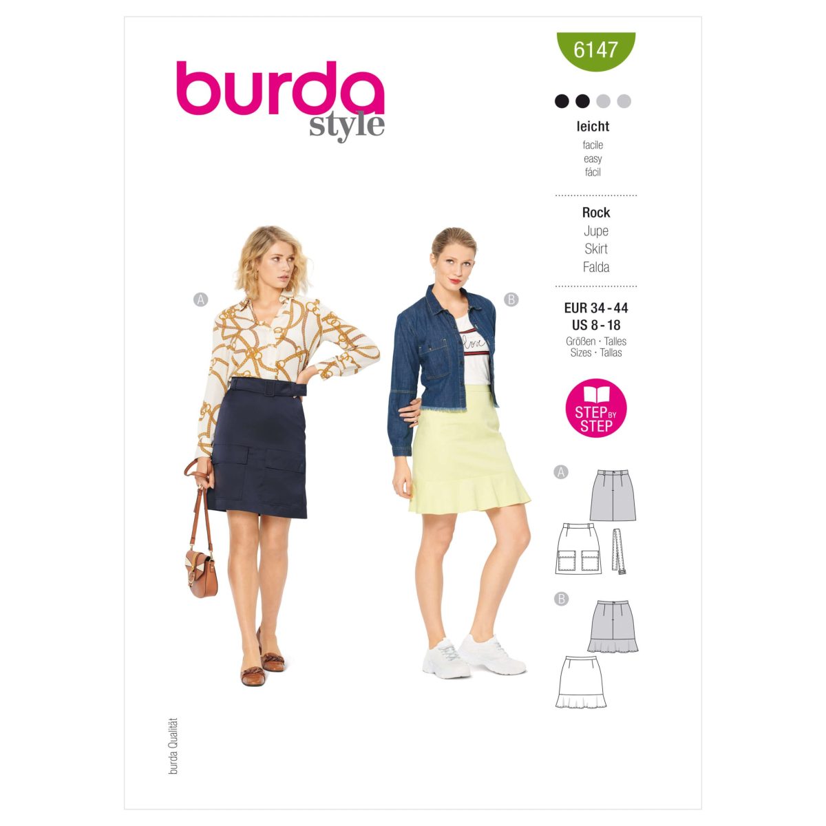 Burda Style Pattern 6147 Misses’ Skirt - Sewdirect